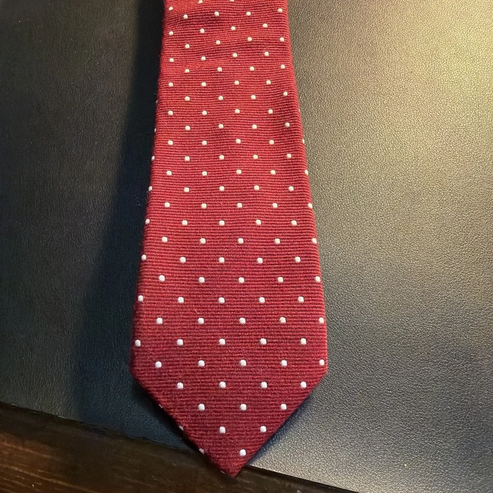 Kings Stay Kings Men's Red And White Polka Dot Necktie!